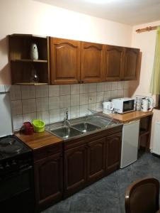 Kuchyň nebo kuchyňský kout v ubytování Guesthouse Pavličić