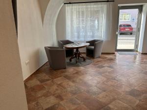 Istumisnurk majutusasutuses Ferienapartments 31erHaus
