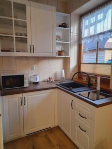 Kuchyňa alebo kuchynka v ubytovaní Apartament we Wsi