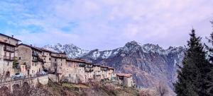 Nespecifikovaný výhled na hory nebo výhled na hory při pohledu z bed and breakfast