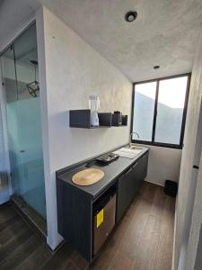 Koupelna v ubytování Casa Metales