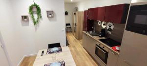 Kuchyňa alebo kuchynka v ubytovaní Appartements - Halles Brauhauban Tarbes