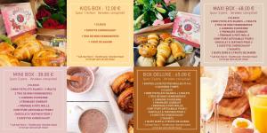 a collage of pictures of different types of food at La tanière Dinant in Dinant