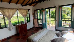 Balkón nebo terasa v ubytování Santa Lucia Estancia Rural