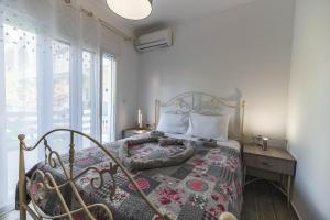 Postel nebo postele na pokoji v ubytování Casa Nikolou Stegna