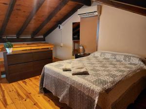 Postel nebo postele na pokoji v ubytování La Cabañita