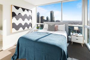Letto o letti in una camera di Nook Melbourne Apartments : Jane Bell Lane - Melbourne CBD