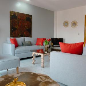 Istumisnurk majutusasutuses Aparthotel Guijarros