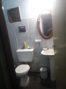 Koupelna v ubytování Casa Santiago + 10 fotografií
