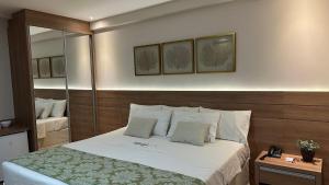 Giường trong phòng chung tại Vista Azul Hotel +37 ảnh