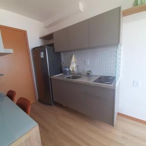 Kuchyň nebo kuchyňský kout v ubytování Apartamento Smart Pituba