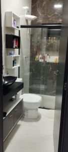 Koupelna v ubytování Casa para Show Rural