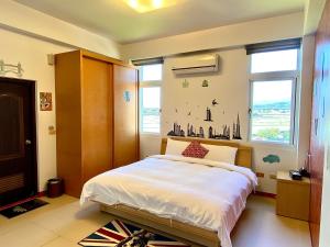 Letto o letti in una camera di Green Field Sweet House
