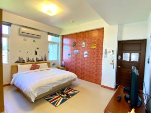 Letto o letti in una camera di Green Field Sweet House