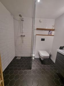Koupelna v ubytování Two-level Loft Apartments in Swedish style 7