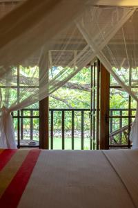 Balkoni atau teres di Dunes Unawatuna Hotel
