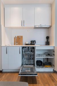 Kuchyň nebo kuchyňský kout v ubytování Pakat Residences