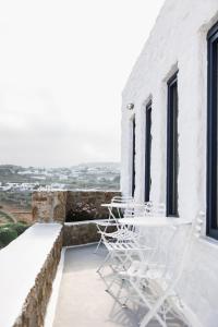 A balcony or terrace at Aether Boutique Stay
