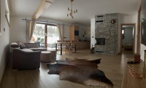 Posezení v ubytování Babcia Góralka house