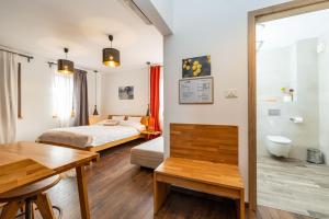 Postel nebo postele na pokoji v ubytování B&B Villa Sumrak Plitvica Rooms