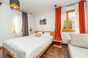 Postel nebo postele na pokoji v ubytování B&B Villa Sumrak Plitvica Rooms