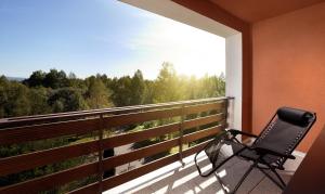 A balcony or terrace at Hotel Academia