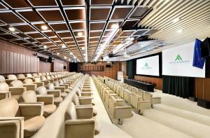 The business area and/or conference room at Hotel Academia