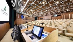 The business area and/or conference room at Hotel Academia