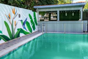 Bazén v ubytování Hotel Discovery Thassos nebo v jeho okolí