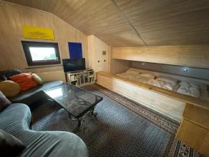 Ένα ή περισσότερα κρεβάτια σε δωμάτιο στο Casa Anita