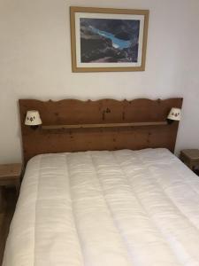 Postel nebo postele na pokoji v ubytování V du Bachat Asters B21 - Appt 6 pers