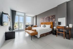 Katil atau katil-katil dalam bilik di Sunset Mu Style Inn