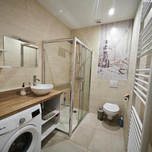Koupelna v ubytování Appartement tout confort à 2 pas du centre ville