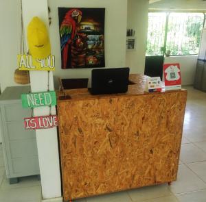 Vstupní hala nebo recepce v ubytování Amalaya Hostel + 37 fotografií