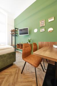 TV a/nebo společenská místnost v ubytování Nove Boutique Apartments