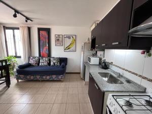 Kuchyň nebo kuchyňský kout v ubytování Departamento en Mendoza con cochera