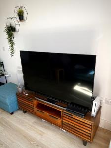 Uma TV ou centro de entretenimento em No hidden costs! - 1 Bedroom Apartment - York