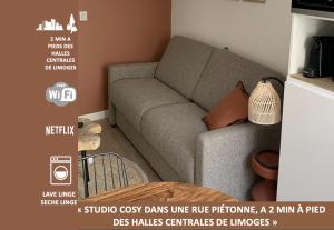 Posedenie v ubytovaní Magnifique studio - en hypercentre et rue piétonne - 1er Adrien Du Bouché