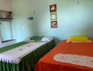 HOTEL FAZENDA Engenho Velho客房内的一张或多张床位