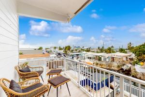 Balkón nebo terasa v ubytování Corner Kay