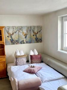 Postel nebo postele na pokoji v ubytování Apartment 3 Tannen