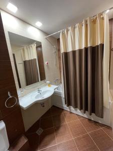 Ένα μπάνιο στο Lorena’s Apartment Bansko,near Gondola