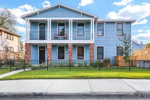 Bygningen som feriehuset ligger i