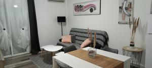 Χώρος καθιστικού στο Appartement tout confort