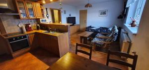 Kuchyň nebo kuchyňský kout v ubytování Apartmán Vysoké nad Jizerou + 28 fotografií