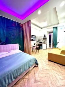 Voodi või voodid majutusasutuse Loft in Borgo toas