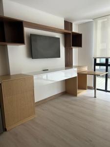 Η κουζίνα ή μικρή κουζίνα στο Estudio moderno en Usaquen,check in facil +2 φωτογραφίες