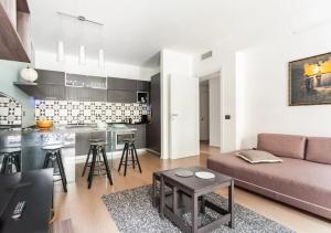 Posezení v ubytování WiseHouse FieraMilano Living Lux CityLife Apartment + 9 fotografií