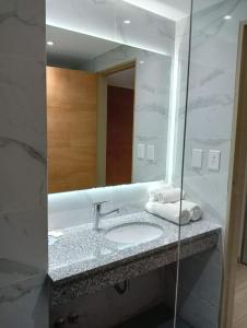 A bathroom at Hotel Neptuno