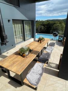 The swimming pool at or close to Refugium Eckberg